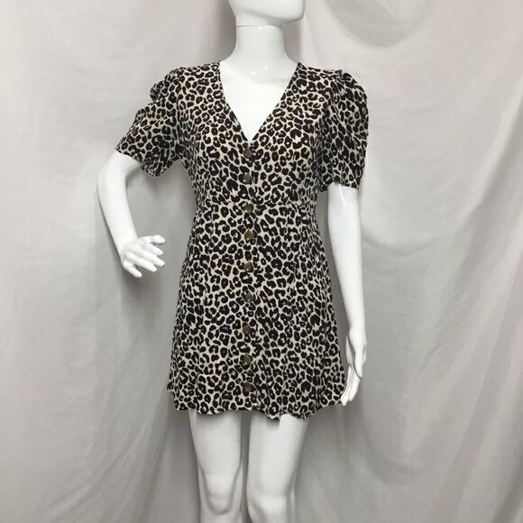 Something Navy Button Down Minidress (A1) - Picture 3 of 7